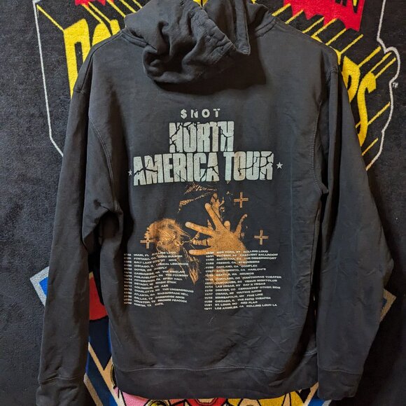 $not Snot North America Tour Black Pullover Hoodie size Medium - Picture 1 of 5